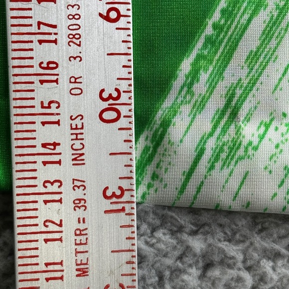 Vintage Mauna Kea Beach Hotel Hawaii Mens XL Green White Abstract Aloha Shirt - Picture 6 of 8